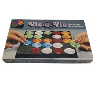 Vintage 1981 Vis a Vis Counterpoint Strategy Board Game Used Complete